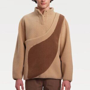 Riikyu Kangaroo Pouch Fleece Sweater